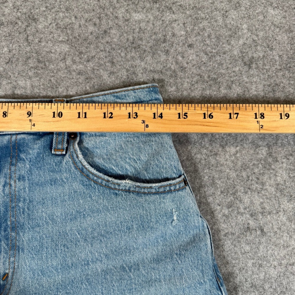 Abercrombie & Fitch Curve Love 90s Straight Ultra High Rise Jeans Light 28 6L - Picture 7 of 11